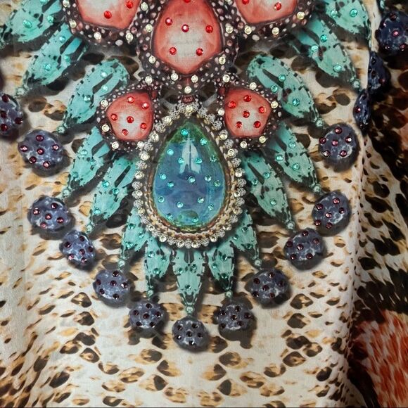 Ranee’s Designer Kaftan size XL NWOT swimwear coverup - Picture 14 of 15